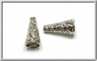 Perlenkappe (-cone) "Wild Nature", 20x10mm, antiksilberfb., Messing, 1 Stk.