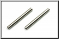 Spacer "R�hrchen", 30x3,2mm, antiksilberfb., Edelstahl, 10 Stk.