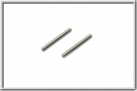 Spacer "R�hrchen", 15x1,5mm, antiksilberfb., Edelstahl, 10 Stk.