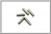 Spacer "R�hrchen", 10x2,5mm, antiksilberfb., Edelstahl, 10 Stk.