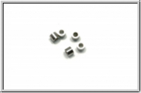 Spacer "R�hrchen", 2,5x3mm, antiksilberfb., Edelstahl, 10 Stk.
