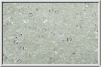 Tschech. Charlotten, 15/0, crystal, trans., AB, 5g