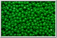 Tschech. Charlotten, 15/0, jade green, dkst., op., 5g