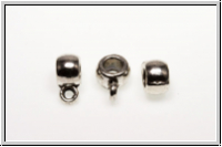 Anh�ngerschlaufe "glatter Ring", 9x4mm, antiksilberfb., Tibetsilber, 1 Stk.