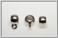 Anh�ngerschlaufe "glatter Ring", 11x5mm, antiksilberfb., Tibetsilber, 1 Stk.
