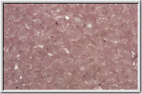 B�hm. Glasschliffperle, feuerpol., 3mm, rose, trans., 50 Stk.