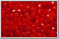 B�hm. Glasschliffperle, feuerpol., 3mm, siam, dk., opal, 50 Stk.