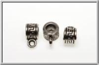 Anh�ngerschlaufe "Inka", 10x5mm, antiksilberfb., Tibetsilber, 1 Stk.
