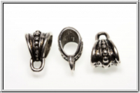 Anh�ngerschlaufe "Celtic", 15x10mm, antiksilberfb., Tibetsilber, 1 Stk.