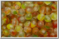 B�hm. Glasschliffperle, feuerpol., 4mm, SPRING-MIX, 50 Stk.