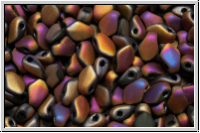 Gekko�-Beads, 3x5mm, black, op., full sliperit, matte, 50 Stk.