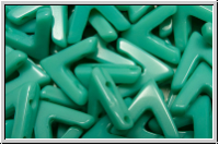 AVA-Beads, 11x10mm, turquoise, op., 10 Stk.