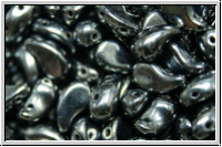 ZoliDuo�-Beads, 5x8mm, left, hematite, met., 25 Stk.