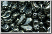 ZoliDuo�-Beads, 5x8mm, right, hematite, met., 25 Stk.