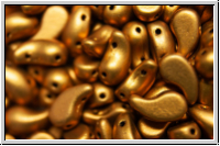 ZoliDuo�-Beads, 5x8mm, right, brass gold, met., satin, 25 Stk.