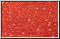 B�hm. Glasschliffperle, feuerpol., 2,5mm, hyacinth, trans., 50 Stk.