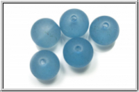 Acryl-Perle, rund, 14mm, montana, matte, 5 Stk.