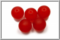 Acryl-Perle, rund, 14mm, siam, matte, 5 Stk.