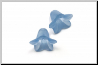 Acrylbl�te "Campanula", 12x16mm, lt. blue, matte, 5 Stk.
