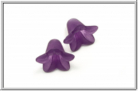Acrylbl�te "Campanula", 12x16mm, lilac, matte, 5 Stk.
