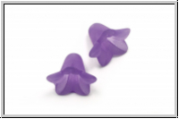 Acrylbl�te "Campanula", 12x16mm, lavender, matte, 5 Stk.