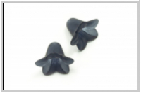 Acrylbl�te "Campanula", 12x16mm, anthrazit, matte, 5 Stk.