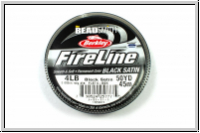 Fireline Beading Thread, F�delgarn, 04 LB, black satin, 50 yd