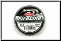 Fireline Beading Thread, F�delgarn, 06 LB, black satin, 50yd
