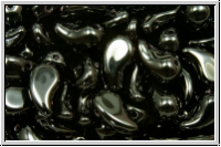 ZoliDuo�-Beads, 5x8mm, left, black, op., 25 Stk.