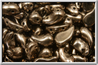 ZoliDuo�-Beads, 5x8mm, left, chocolate, met., 25 Stk.