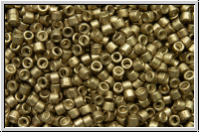 DB1159, MIYUKI Delica, 11/0, pewter, met., galv., semi matte, 5g