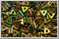 Tri-Beads, 4mm, black, op., california meadows, 100 Stk.