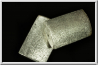 Spacer "Pastille, geb�rstet", 22x14x6mm, silberfb., 925er Silber, 1 Stk.