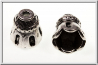 Perlenkappe (-cone) "Oriental", 13x12mm, antiksilberfb., Tibetsilber, 1 Stk.