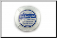 Elastic Beading Cord, MIYUKI, 0,3-0,5mm, crystal, 1 Spule