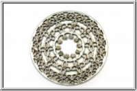 Filigree "ind. Kreis", 45x2mm, antiksilberfb., Metall, 1 Stk.
