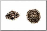 Metallperle "Scheherazade", 15x14x11mm, antiksilberfb., Tibetsilber, 1 Stk.
