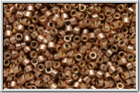 DB2504, MIYUKI Delica, 11/0, champagne, lt., galv., duracoat, 5g