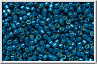 DB2516, MIYUKI Delica, 11/0, blue, deep aqua, galv., duracoat, 5g
