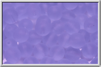 b�hm. Glasperle, rund, 8mm, violet, lt., trans., matte, 10 Stk.