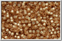 DB2177, MIYUKI Delica, 11/0, mica, trans., silver-ld., semi-matte, duracoat, 5g