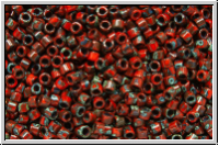 DB2263, MIYUKI Delica, 11/0, red, garnet, op., picasso, 5g