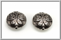 Spacer "Butterfly", 12x5mm, antiksilberfb., Metall, 1 Stk.