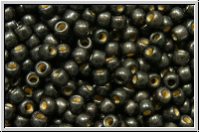 R-11-0595fPF, TOHO Rocailles, 11/0, grey, cool, galv., met., perm.-finish, matte, 10g