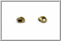 Bead Ending "KOLYMPOS", CYMBAL, 6,5x4,2mm, antikmessingfb., Metall, 1 Paar