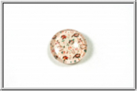 Glascabochon, hinterklebt, rund, 12x4mm, flower meadow, 1 Stk.
