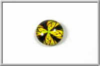 Glascabochon, hinterklebt, rund, 12x4mm, autumn, 1 Stk.
