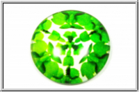 Glascabochon, hinterklebt, rund, 25x6mm, phantasy, 1 Stk.