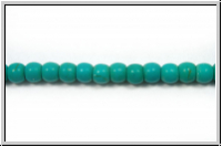 T�rkis, round, 4mm, 1 Strang