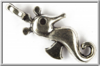 Anh�nger "Seepferdchen" 28x13mm, antiksilberfb., Tibetsilber, 1 Stk.